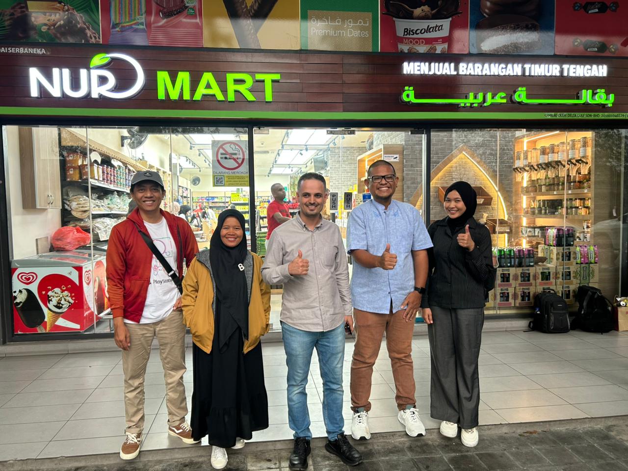 NURATEK team on site with Nurmart